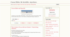 Desktop Screenshot of cursorhider.com